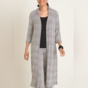 NWT Chico’s TRAVELERS CLASSIC
Printed Duster Jacket Size 1 or US M